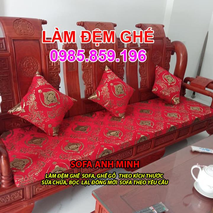 NỆM GHẾ Hà Đông, LÀM ĐỆM ĐỆM GHẾ DA Ở Hà Đông Hà Nội