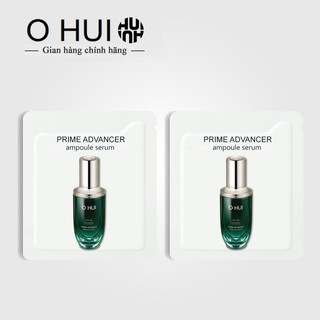 [10 gói] Tinh chất chống lão hóa Ohui Prime Advancer Ampoule Serum - Tinh chất Serum Ohui Xanh