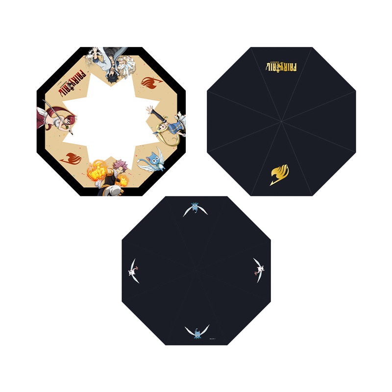 Fairy Tail Sunny Umbrella Naz Lucy Tấm Che Nắng Anime Hai Chiều Anime Ngoại Vi Ô Nắng Chống Gió Tấm 