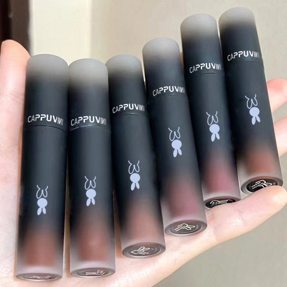 Son Môi Cappuvini Chất Nhung Lì Lâu Trôi Chống Thấm Nước Không Phai Màu Cho Trang Điểm