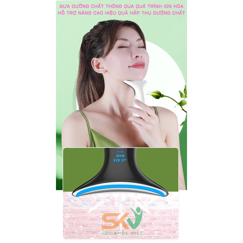 Máy nâng cơ mặt SKV-255, massage rung cơ mặt, làm chậm quá trình lão hóa, thu nhỏ lỗ chân lông, chất liệu an toàn cho da