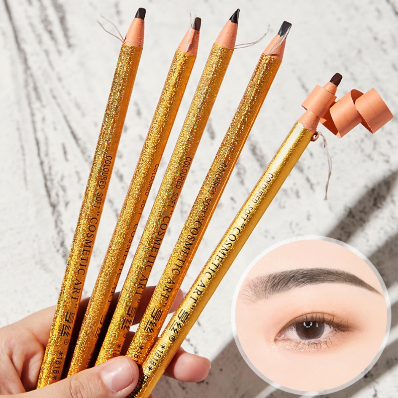 Bút Chì Kẻ Lông Mày Hengsi 5 Màu Tùy Chọn Chống Nước Chống Mồ Hôi Lâu Trôi