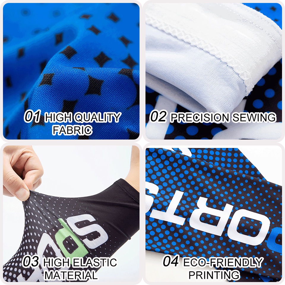 1 Cặp Vỏ Bọc Cánh Tay Thoáng Khí Chống Tia UV Cho Nam Nữ