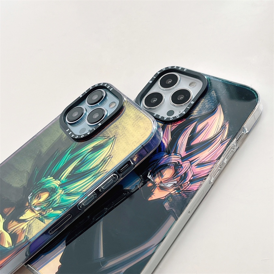 Ốp Điện Thoại Cứng Màu laser Họa Tiết Hoạt Hình dragon ball Cho iphone 15 pro max iphone 14 pro max iphone 13 pro max iphone 12 pro max iphone 11