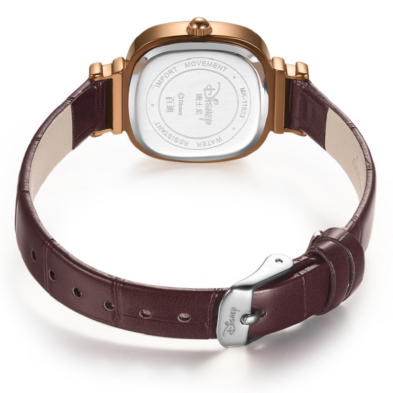 Đồng Hồ Đeo Tay Mặt Vuông In Hình Chuột Mickey Kết Cấu Mặt Trời Disney Dễ Thương Thanh Lịch Làm Quà Tặng Cho Bạn