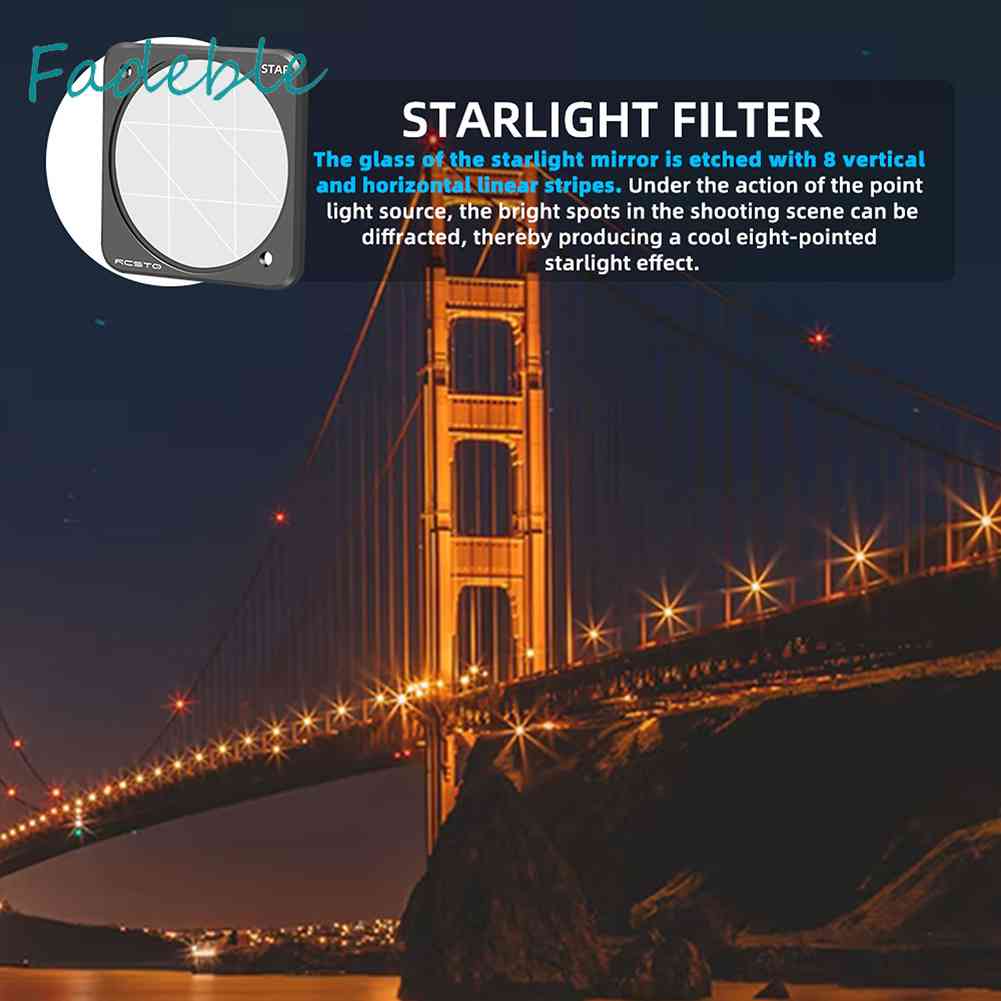 1 / 4 Kính Lọc Máy Ảnh Cho DJI OSMO Action 2 UV / CPL / ND / Star