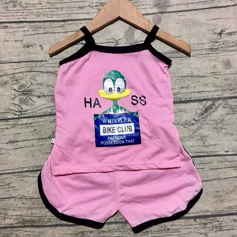 Bộ 2 dây hoạt hình/ chữ hot trend xinh xắn cho bé gái 7-20kg
