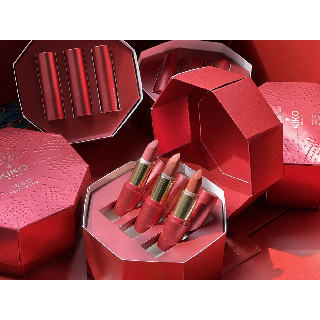 Set 3 son lì mini của Kiko