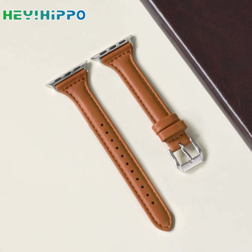 Dây Đeo Bằng Da PU Màu Kẹo Cho Đồng Hồ Thông Minh iwatch 45 / 44 / 42 / 41 / 40 / 38mm 8 / 7 / 6 / SE / 5 / 4