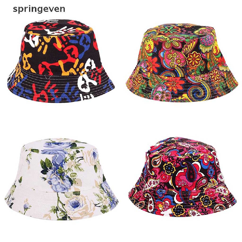 Mũ Tai Bèo Chống Nắng Ngoài Trời Mẫu Mới Unisex Boonie Hung Câu Cá Họa Tiết Hoa Cho Nam Và Nữ