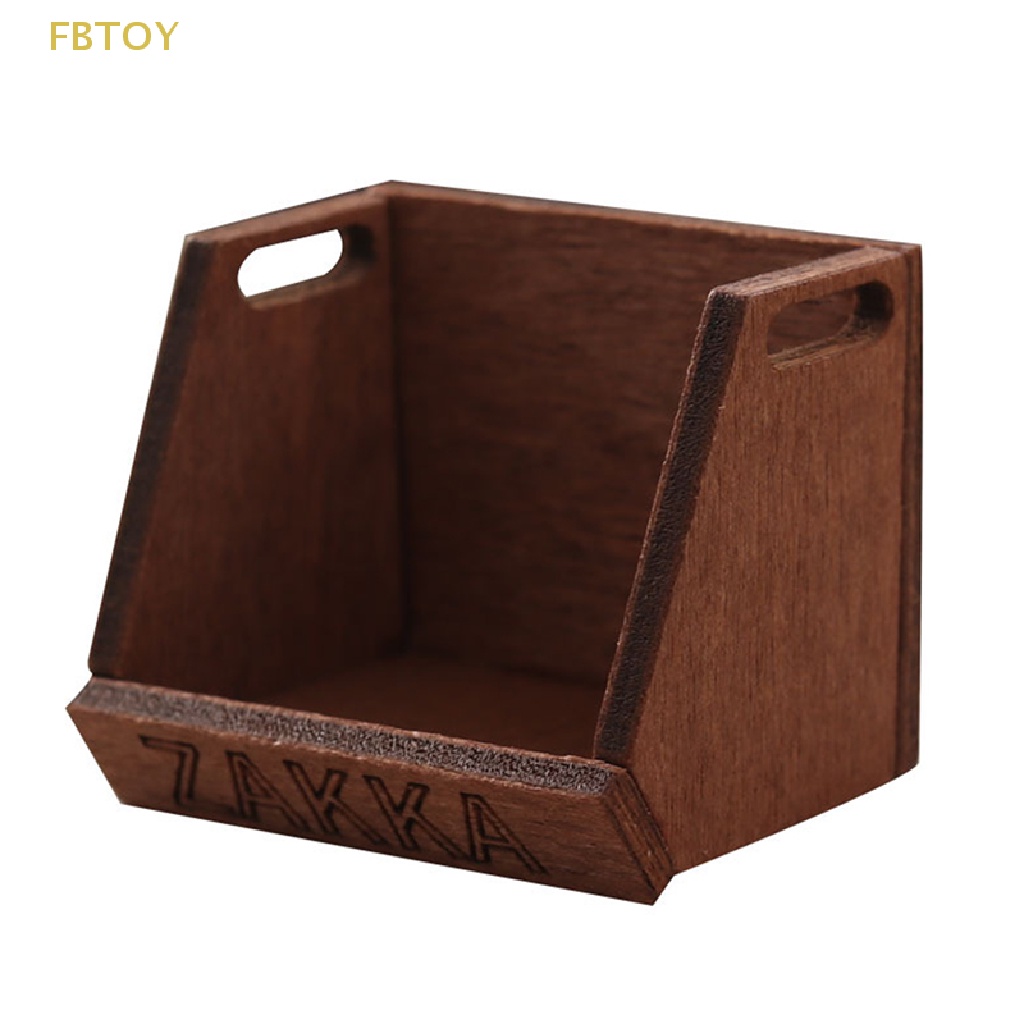 1 Giỏ Đựng Trái Cây / Thức Ăn Trang Trí Nhà Búp Bê Tỉ Lệ 1: 12