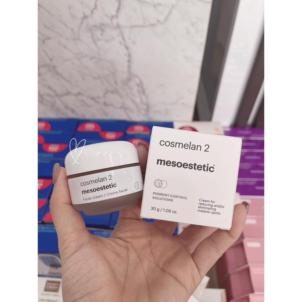 Kem nám Cosmelan 2 Chuyên nám mảng nám chân sâu ,đốm nâu tàn nhang , da không đều màu