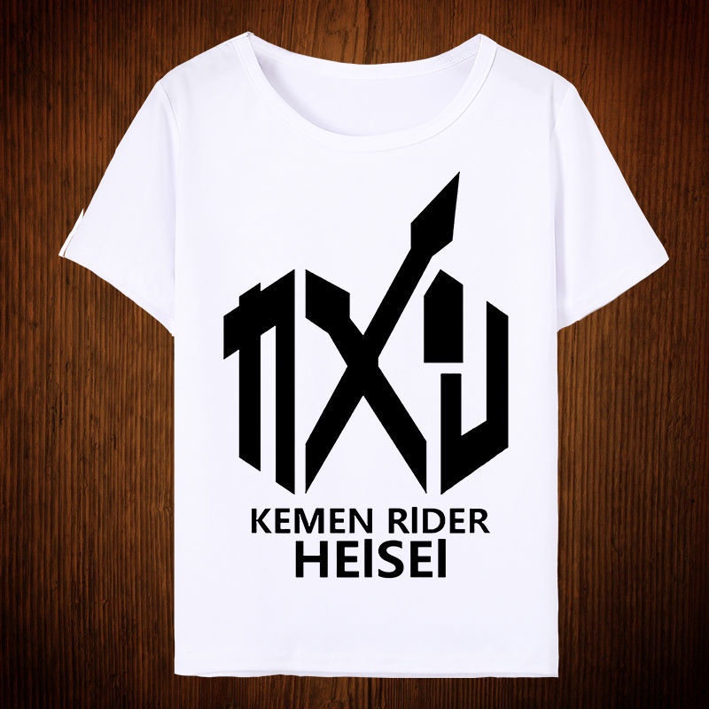 BST Áo Thun Kamen Rider 20th Mẫu áo in logo áo thun trắng