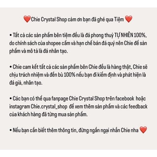 Dây chuyền phong thuỷ Aquamarine (Thanh Hoá) đan macrame