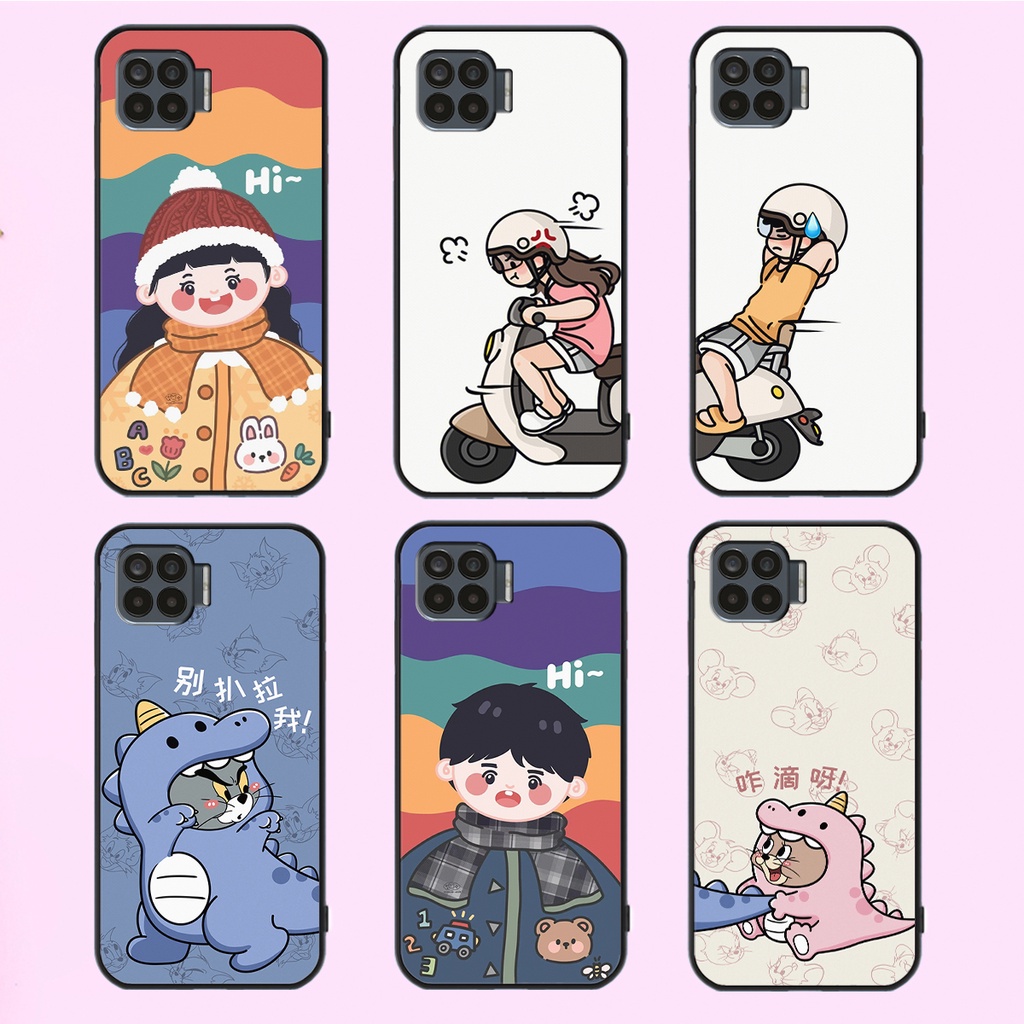 Ốp lưng Oppo A73 / Oppo A93 in hình dành cho các cặp đôi couple đáng yêu dễ thương