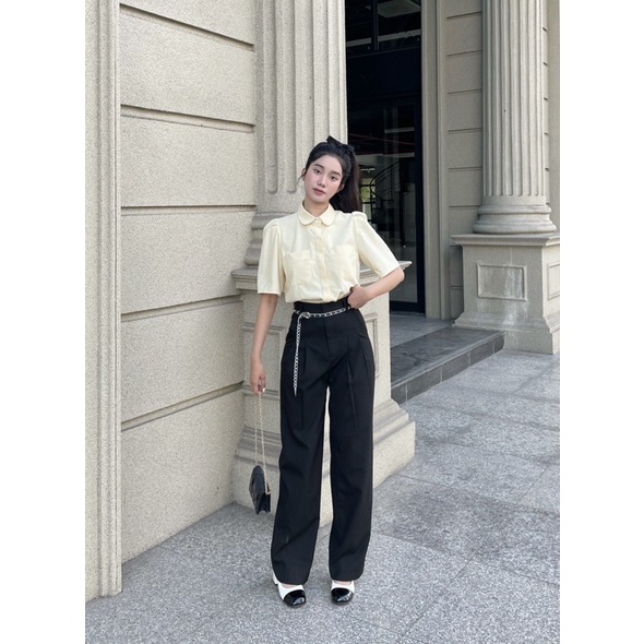 Quần xếp ly túi mổ