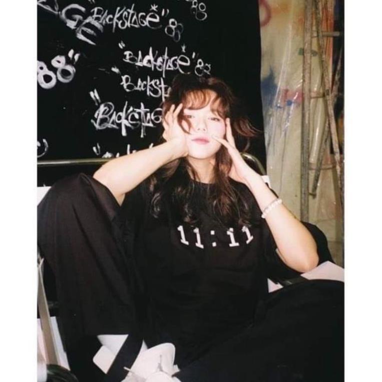 [ Rẻ Vô Địch ] Áo Thun 3158 Cotton Khô Form Rộng Nam Nữ Unisex In Chữ 11:11