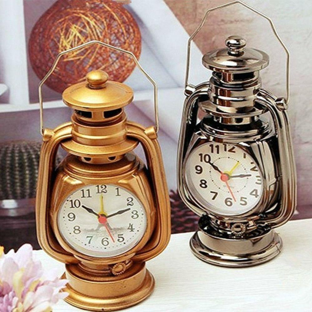 Jane Đồng Hồ Báo Thức Ánh Sáng Thủ Công Retro Kerosene Phòng Khách Có Cuộc Explor