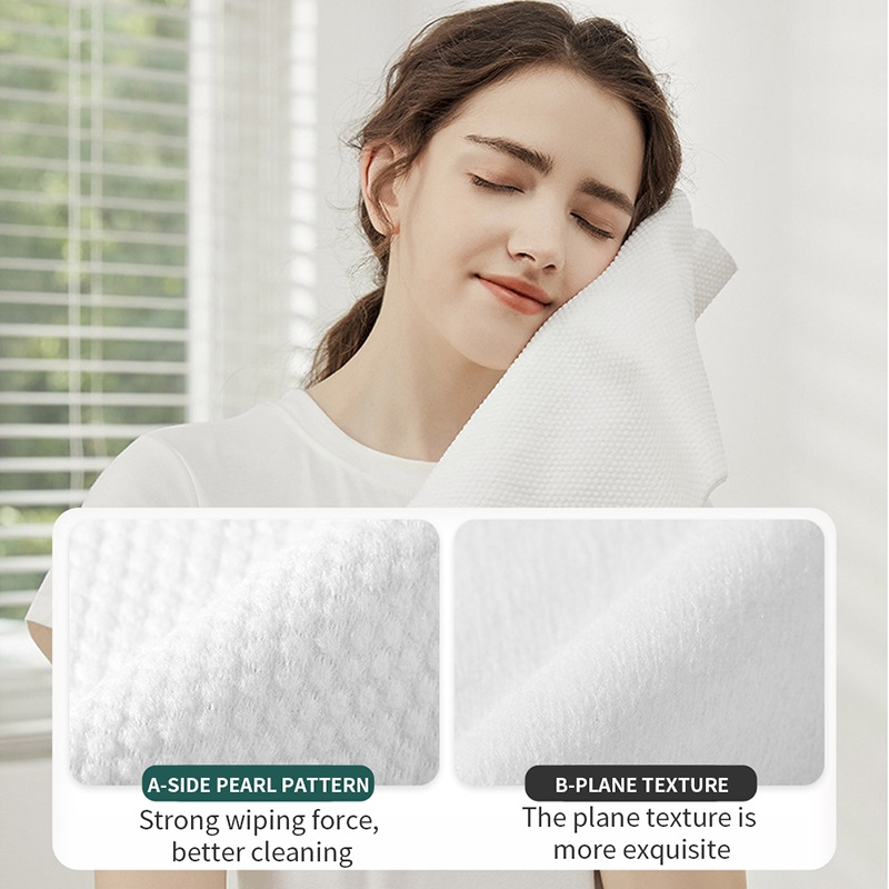 Set 10 khăn nén lưới nhỏ không dệt dùng một lần để rửa mặt nhẹ nhàng và không gây khó chịu tiện lợi mang đi du lịch