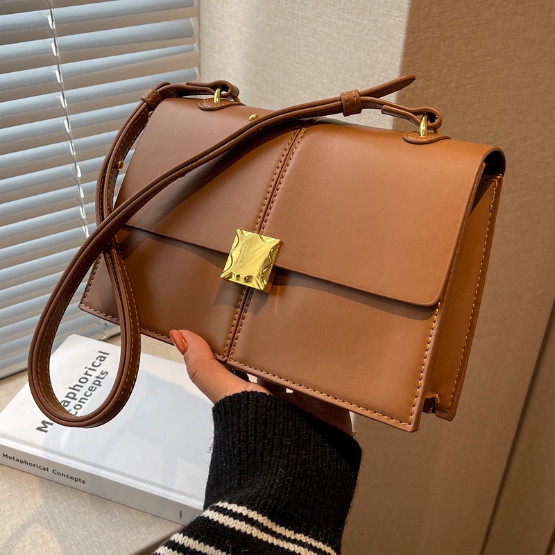 Túi Đeo JASMIN NOIR Chéo Vai Bằng Da PU Có Khóa Phong Cách Cổ Điển Dành Cho Nữ