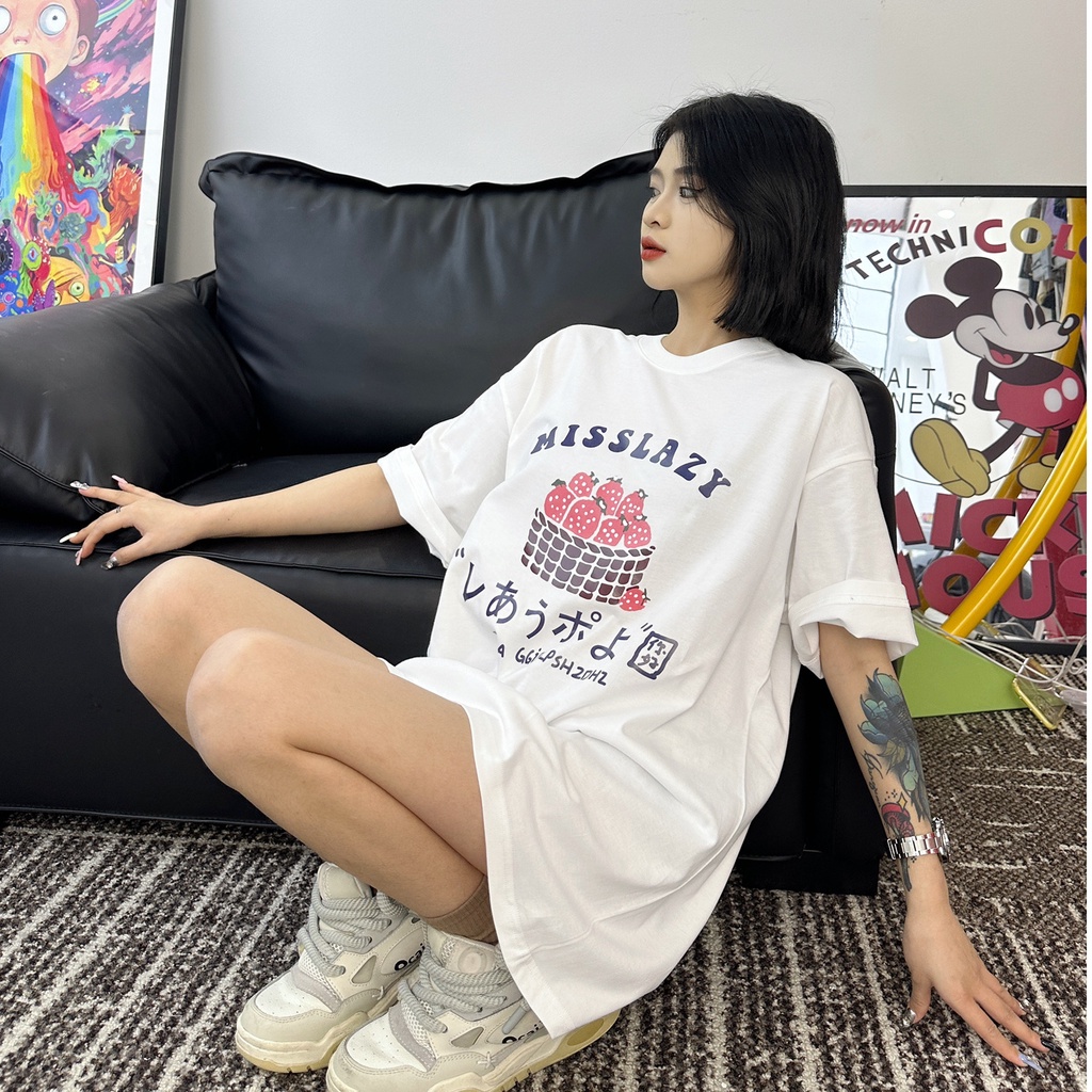 NRVP Áo Thun 100% Cotton Tay NgắN Plus Size 5XL