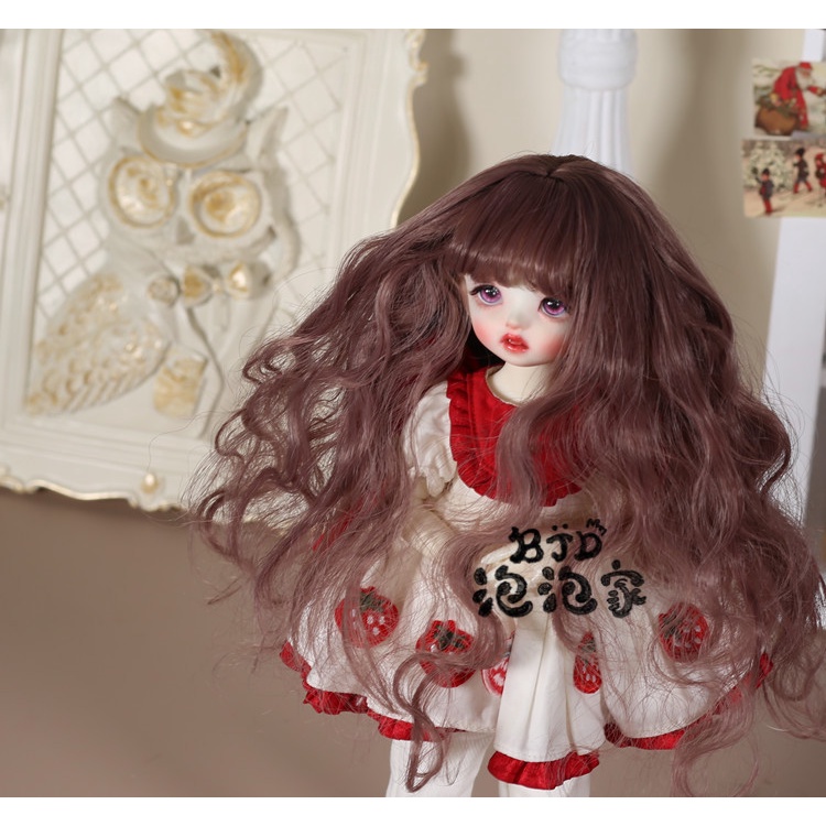 Tóc Giả Dài Xoăn Chịu Nhiệt Tốt Cho Búp Bê BJD.SD1 / 3 1 / 4 1 / 6