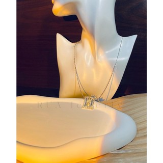Mặt dây bạc chữ H