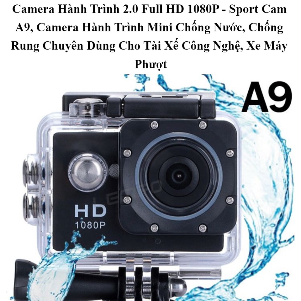 Mua (CÓ CHỐNG RUNG) Camera hành trình xe máy - xe đạp A19 thời gian ...