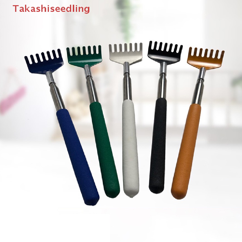 (Takashiseedling) Dụng Cụ Gãi Lưng Có Thể Thu Gọn Bằng Thép