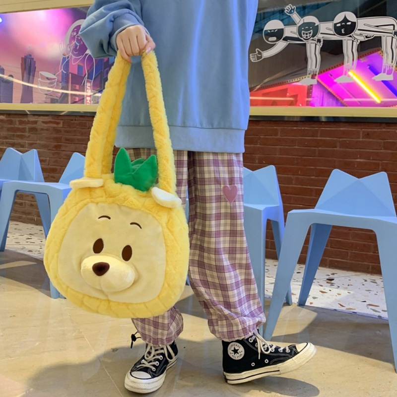 Túi Xách Cỡ Lớn In Họa Tiết Hoạt Hình Dễ Thương Thời Trang Thu Đông Cho Nữ