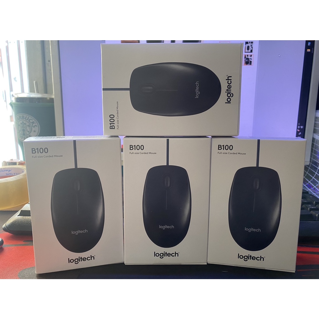 Chuột Máy Tính LOGITECH B100 - Văn Phòng - Chính Hãng 100% - Bảo hành 36 tháng