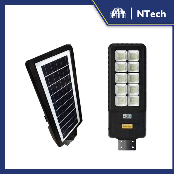 Đèn năng lượng mặt trời Jindian- Đèn đường NLMT  Công suất 500W-Khung ABS- Chip Led "SMD" - BH 02 Năm