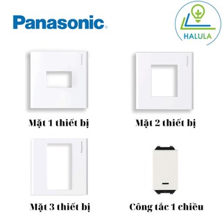 Bộ công tắc, ổ cắm panasonic, mặt thiết bị vuông, đế âm vuông dòng wide web7811sw - wev5001sw - wev1582sw
