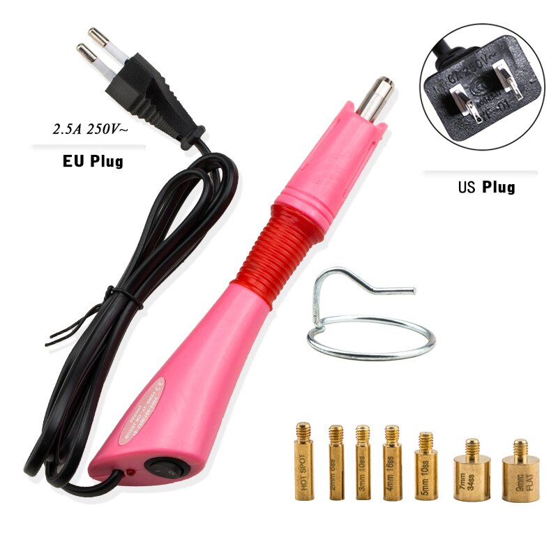 Hot Sale! Bộ Dụng Cụ Kẹp Sửa Chữa Đá Rhinestone Thủy Tinh Phích Cắm EU Hoặc US