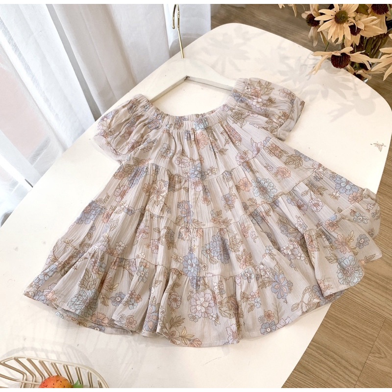 Váy bé gái vải đũi chun bé gái 7-27kg, Đầm Maxi bé gái💕M.C kids