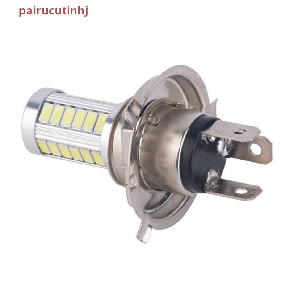 Cặp Đèn Pha LED H4 33SMD Ánh Sáng Trắng Chuyên Dụng Cho Xe Hơi / Xe Máy