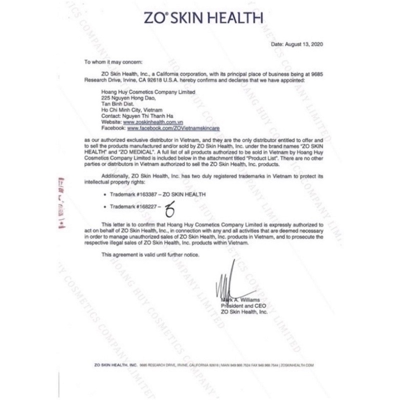 Kem dưỡng trắng da Retinol Z.O SKIN minisize 5ml/10ml