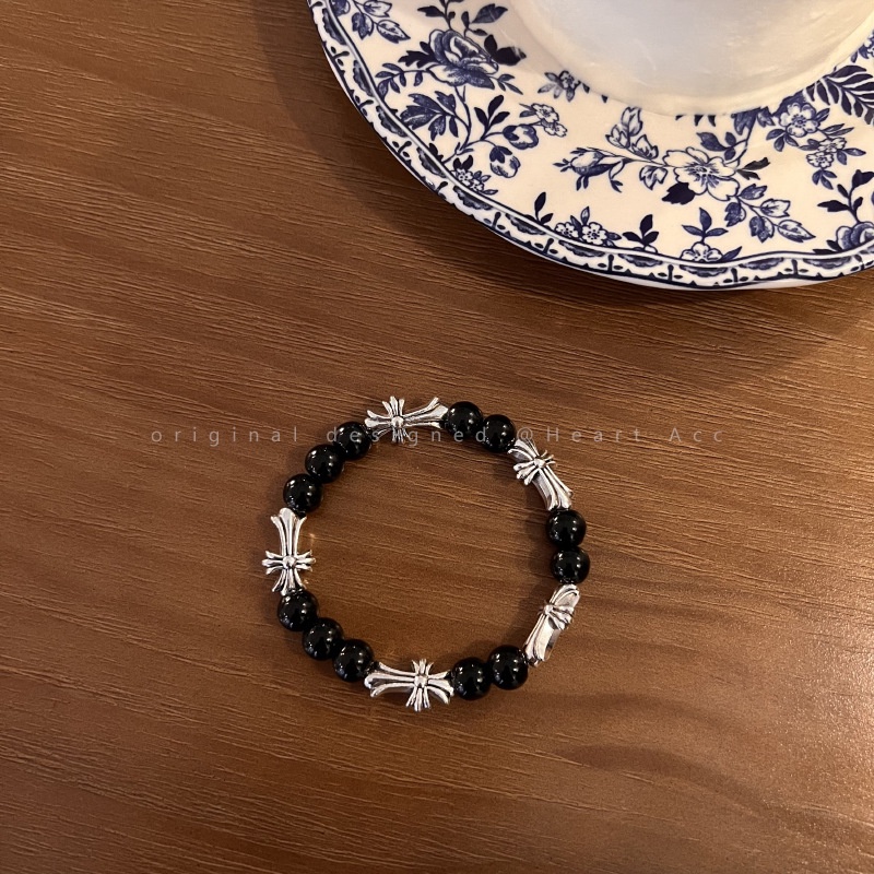 Vòng Tay Chuỗi Hạt Mặt Thánh Giá Unisex