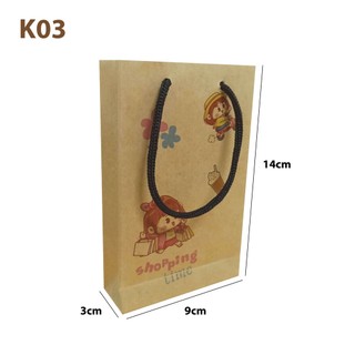 Combo 10 cái Túi giấy K03 (Hình ngẫu nhiên)