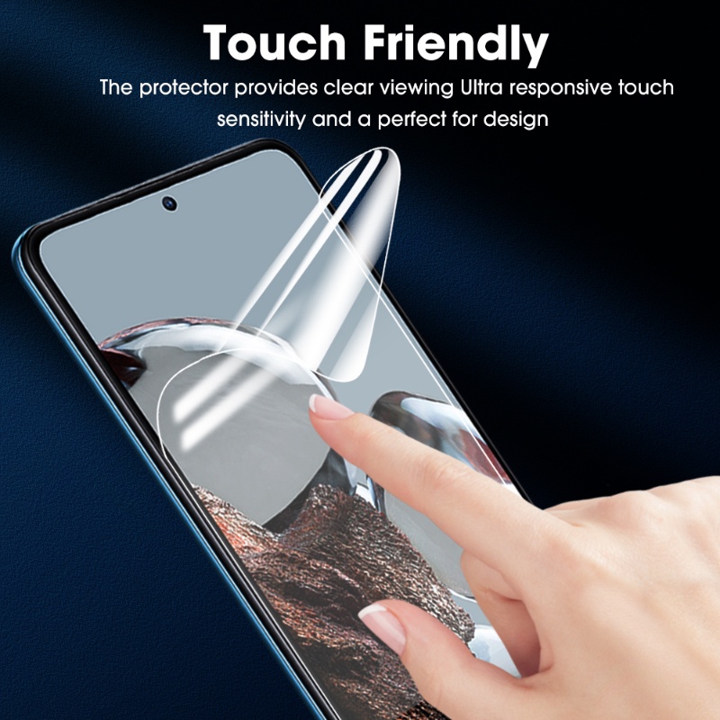 Miếng Dán Hydrogel TPU Mềm Trong Suốt Siêu Mỏng Bảo Vệ Màn Hình Điện Thoại Xiaomi 12T / 12T Pro