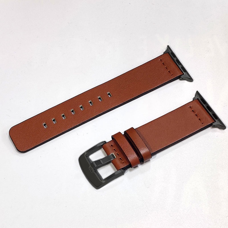 Dây Đeo Bằng Da Thay Thế Cho Đồng Hồ Thông Minh Apple Watch 8 7 6 5 4 3 2 45Mm 41Mm iWatch 49mm 44Mm 42Mm 40Mm 38Mm
