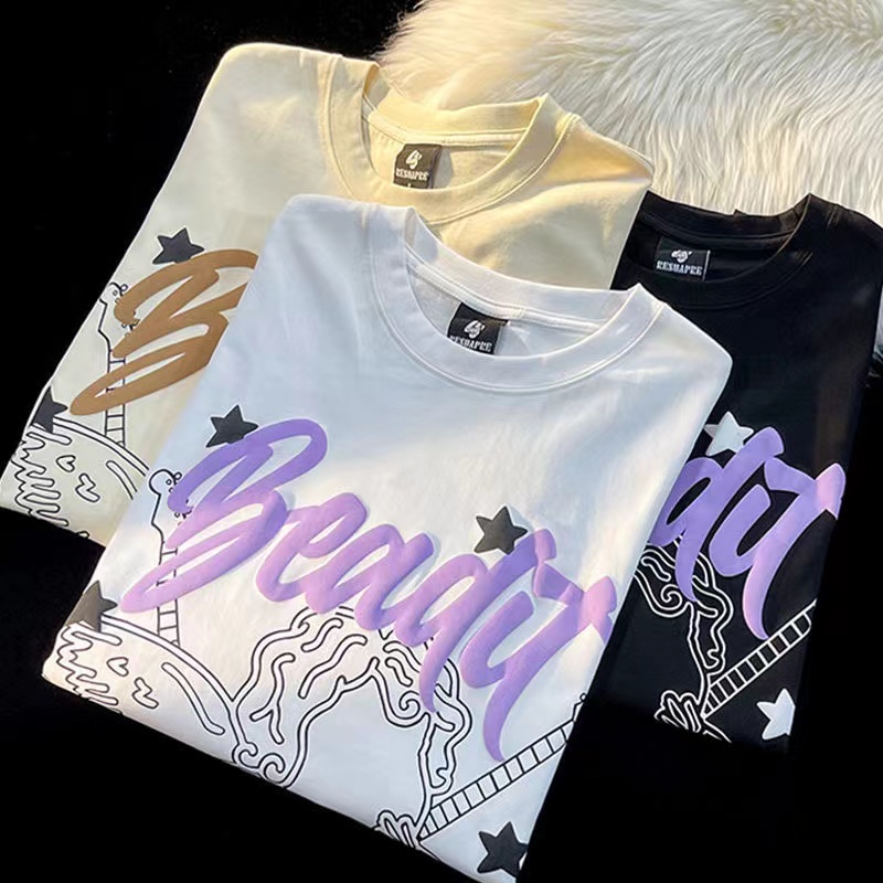 NRVP Áo Thun 100% Cotton Tay NgắN Plus Size Cho Nam Và Nữ