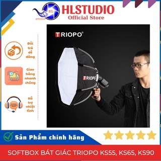 Softbox bát giác Triopo KS55, KS65, KS90 HL Studio, dùng cho đèn flash speedlite