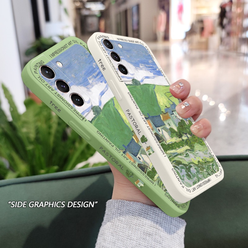 Ốp Điện Thoại Cảm Giác Chạm Thoải Mái Cho Samsung Galaxy S21 S20 FE Ultra Plus