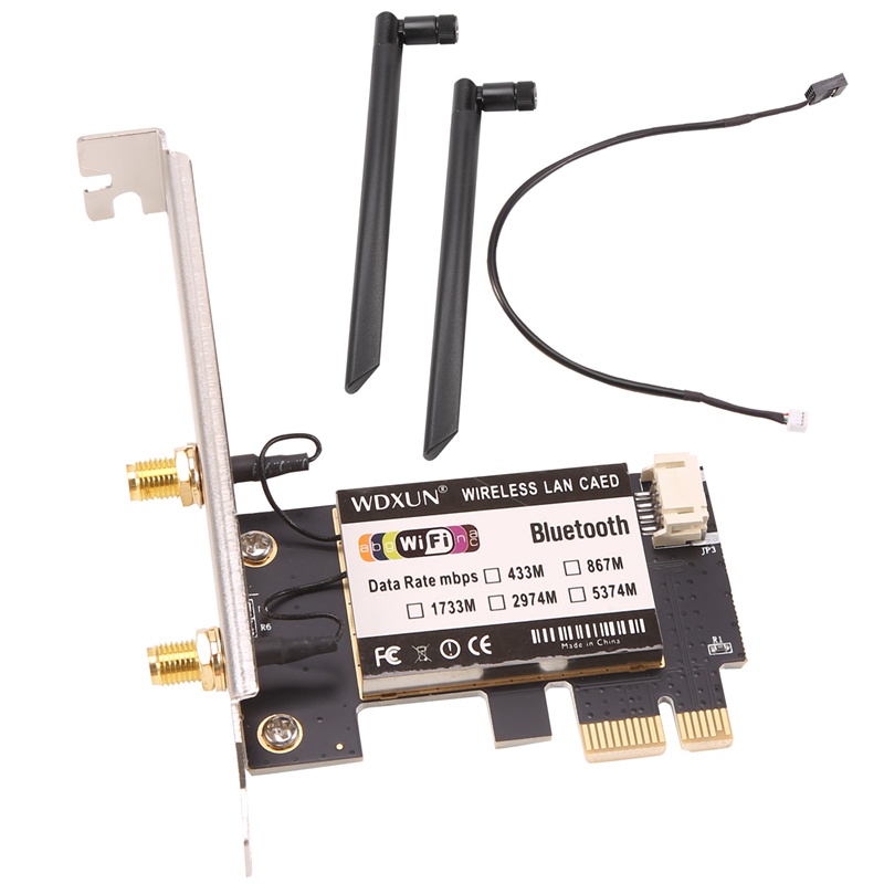 Thẻ WIFI Băng Tần Kép 7260AC 2.4G / 5G 7260NGW 867 Mbps AC-7260 WLAN PCI Express Kết Nối Bluetooth 4.0