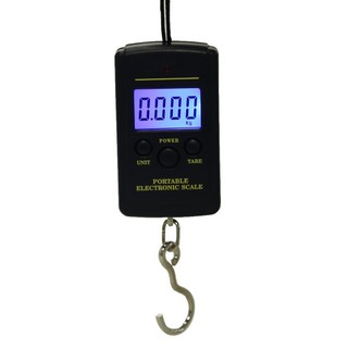 Cân Hành Lý Điện Tử Mini 40kg / 10g Có Móc Treo Màn Hình LCD