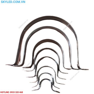 Cùm omega inox ø60, ø90, ø114, ø140, ø168 hàng chất lượng cao.