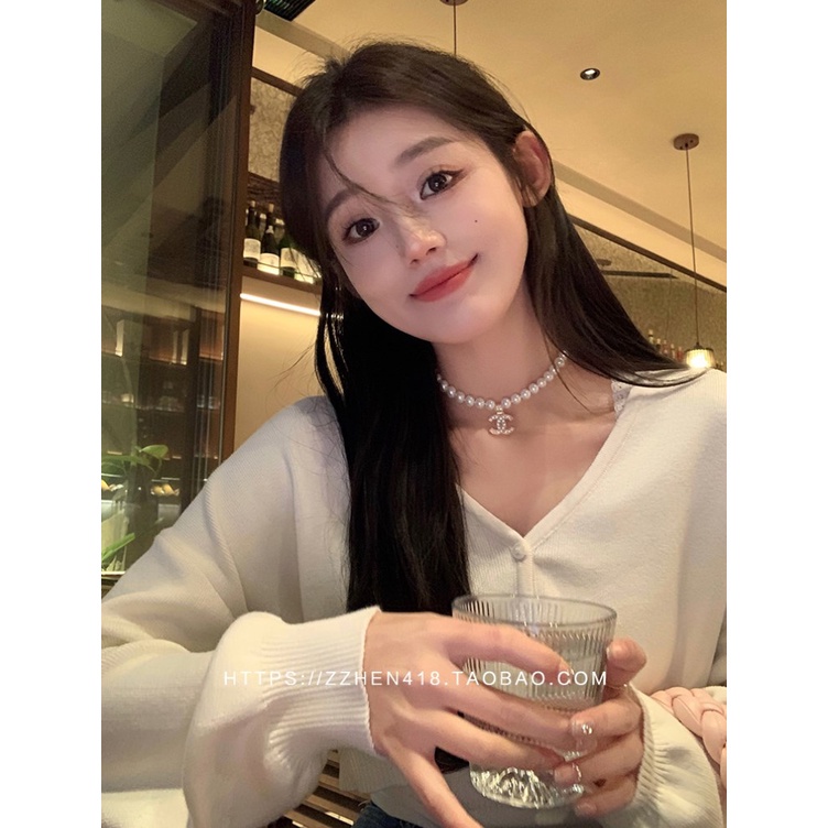 Áo Khoác Cardigan Dệt Kim Dáng Rộng Phong Cách Hàn Quốc Có 4 Màu Lựa Chọn