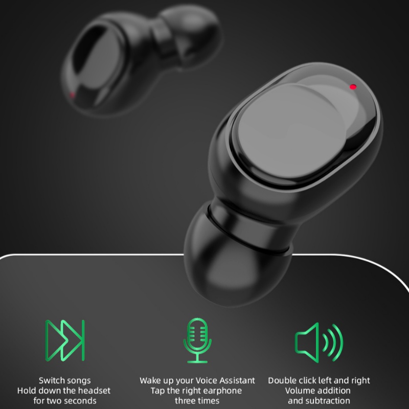 Tai nghe không dây Y90 TWS Chống Thấm Nước Âm Thanh Nổi Bass Kiểu Dáng Thể Thao