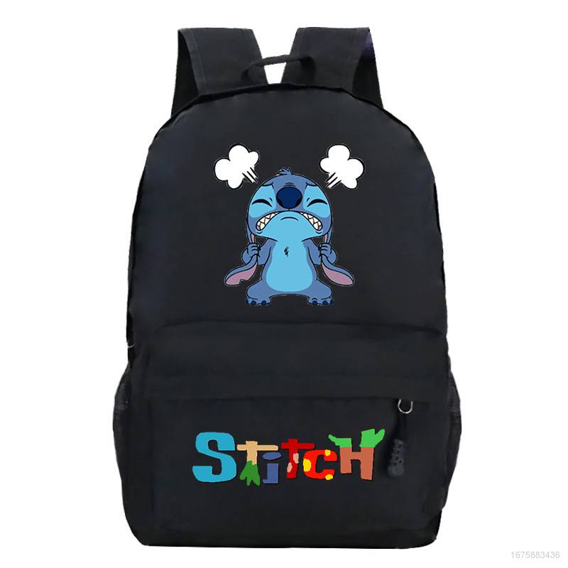 Ba Lô In Hình Stitch Sức Chứa Lớn Thoáng Khí Đa Năng Thời Trang Cho Nam Và Nữ BY2